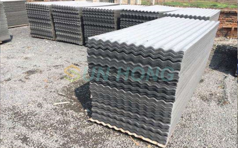 cảm giác gạch xi măng amiăng