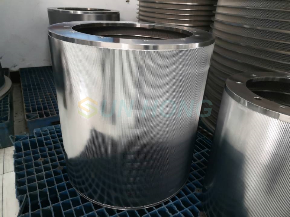 Máy sàng lọc bột giấy trên máy ảnh màn hình lỗ hổng lỗ hổng