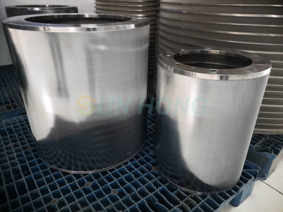 Máy sàng lọc bột giấy trên máy ảnh màn hình lỗ hổng lỗ hổng