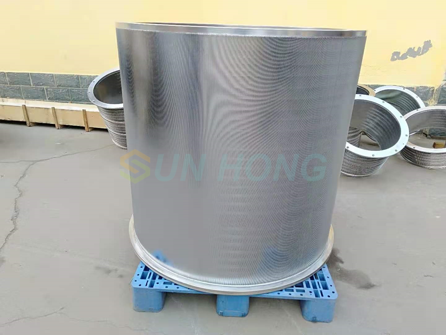 Máy sàng lọc bột giấy trên máy ảnh màn hình lỗ hổng lỗ hổng