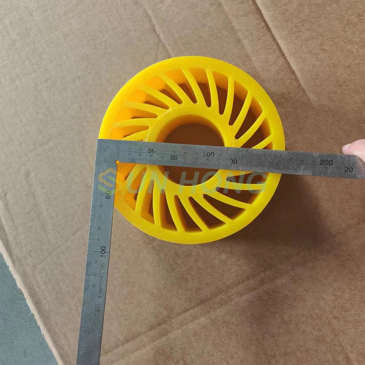 Không có bánh xe sun polyurethane bánh xe
